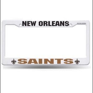 NEW! New Orleans SAINTS License Plate Frame